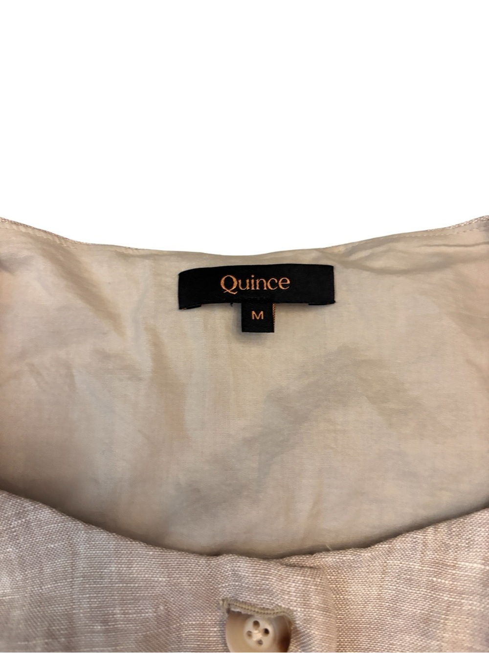 Quince Flax Sleeveless Button-Front Tunic - Picture 4 of 5
